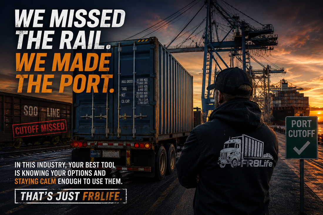 We Missed the Rail. We Made the Port.