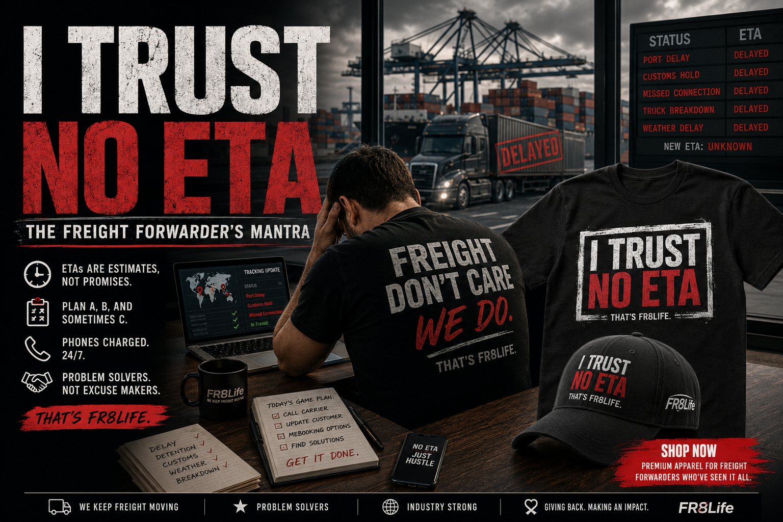 I TRUST NO ETA: The Freight Forwarder's Mantra